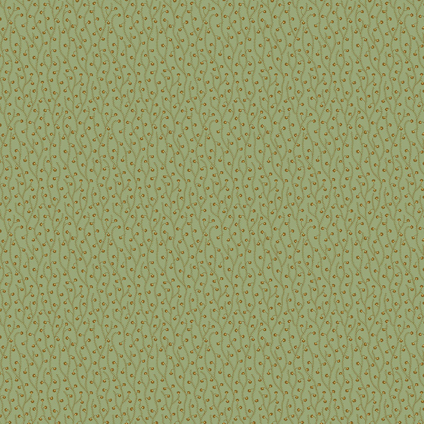 Spring Sprouts - Practical Magic Fabric Range - Makower - Green