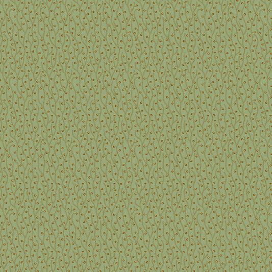 Spring Sprouts - Practical Magic Fabric Range - Makower - Green