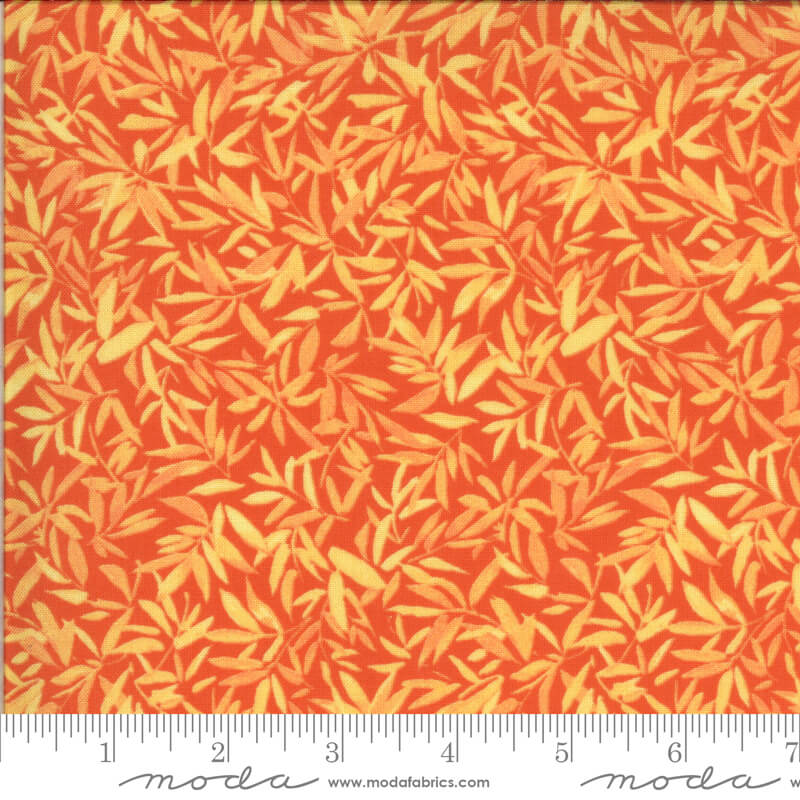 Leaves - Lulu Fabrics Range - Moda Fabrics  - Clementine