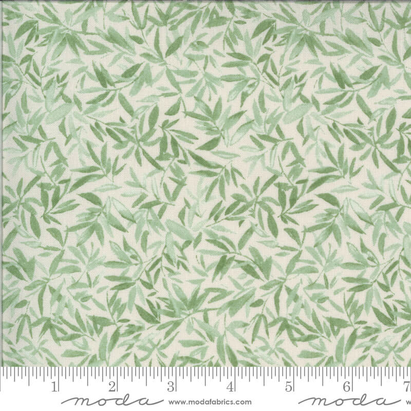 Leaves - Lulu Fabrics Range - Moda Fabrics  - Linen