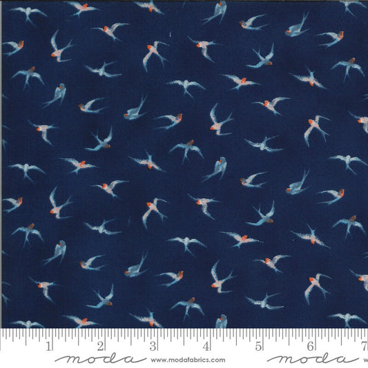 Flying Hi - Lulu Fabrics Range - Moda Fabrics  - Navy
