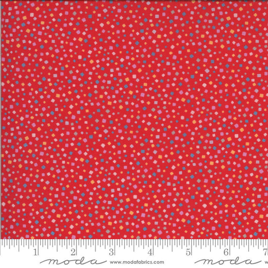 Confetti - Lulu Fabrics Range - Moda Fabrics  - Geranium