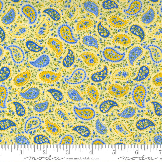 Paisley - Summer Breeze Fabric Range - Moda Fabrics - Yellow