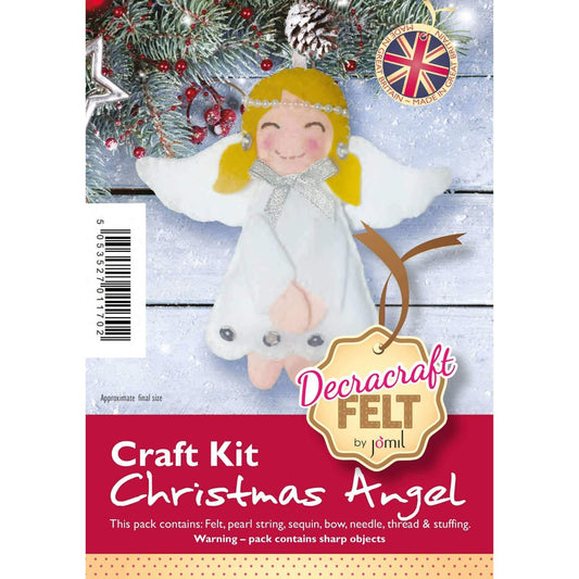 Christmas Angel Stitched Felt Craft Kit