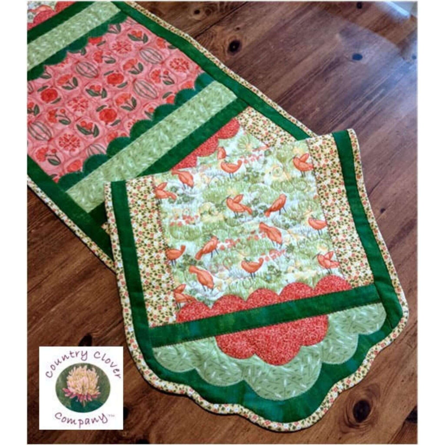 Scalloped Table Runner Pattern - Country Clover Company