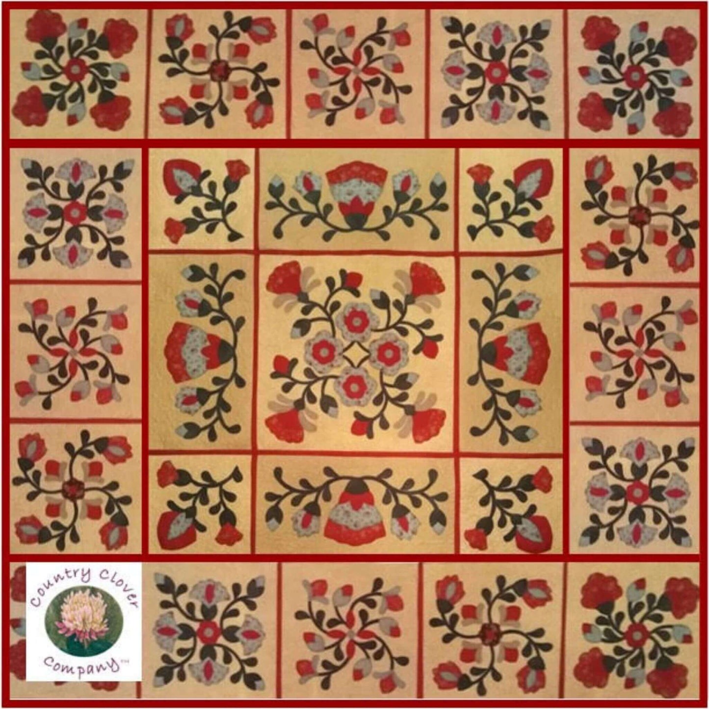 Baltimore Quilt Pattern - Country Clover Company
