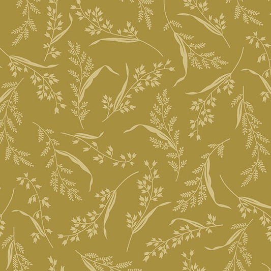 Wheatgrass - Acorn Harvest Fabric Range - Andover - Flaxen