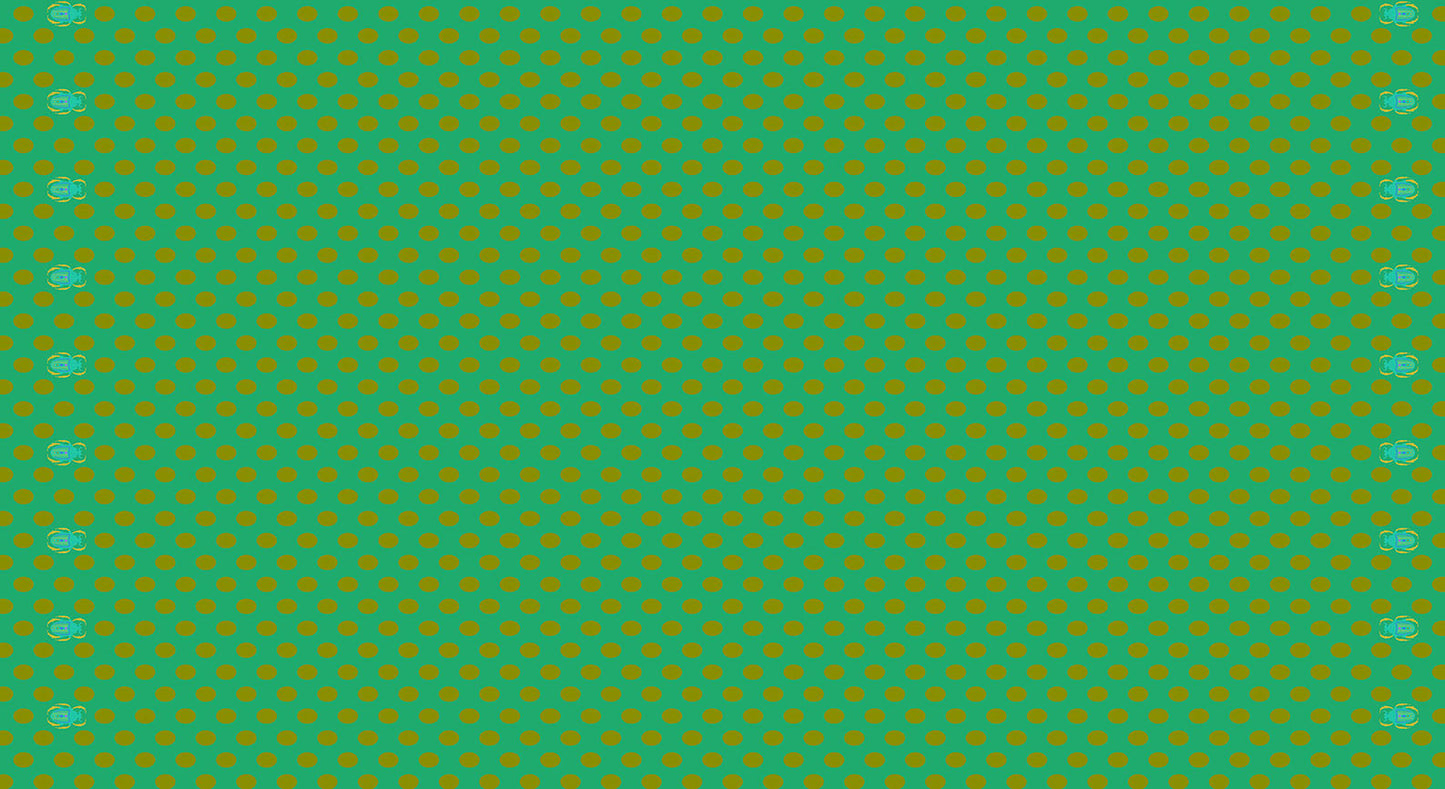 Scarab Dot - Ellipse Fabric Range - Andover - Green