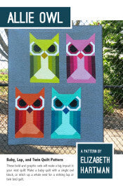 Allie Owl Quilt Pattern By Elizabeth Hartman