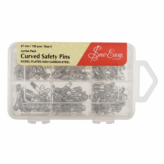 Safety Pins - Curved - 27mm - 150 Pieces
