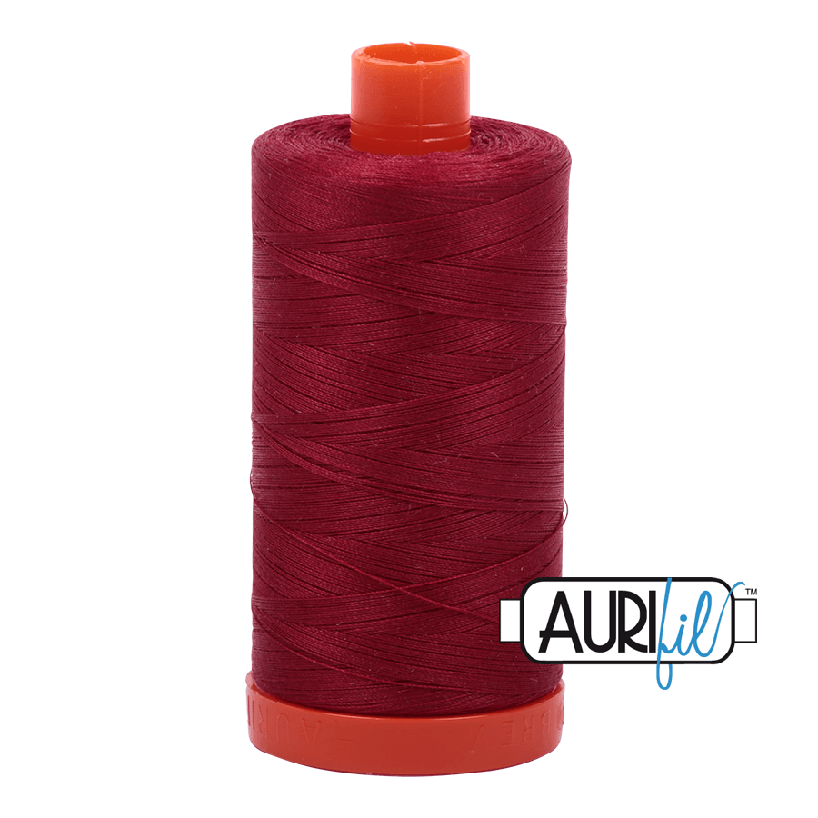 Aurifil Cotton Thread - 50's Weight - 1300 metres - Burgundy (1103)
