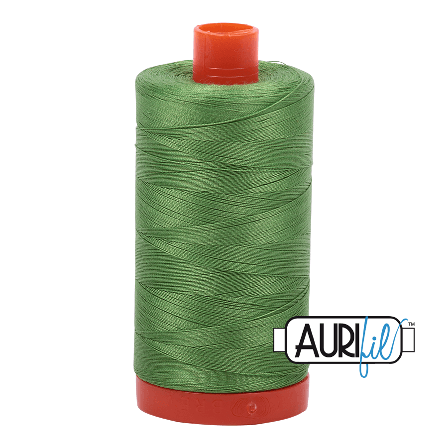 Aurifil Cotton Thread - 50's Weight - 1300 metres - Grass Green (1114)