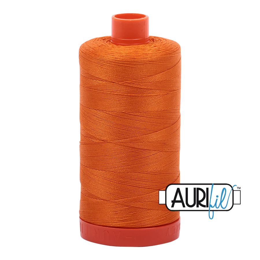 Aurifil Cotton Thread - 50's Weight - 1300 metres - Bright Orange (1133)