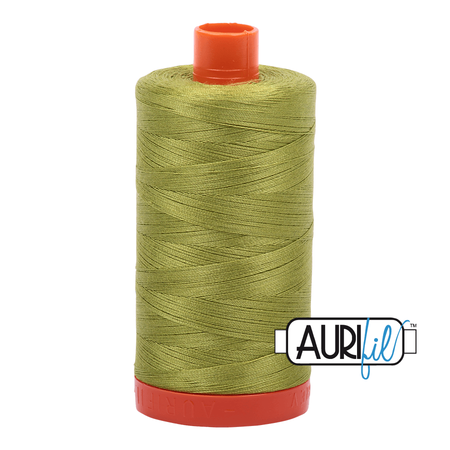 Aurifil Cotton Thread - 50's Weight - 1300 metres - Light Leaf Green (1147)