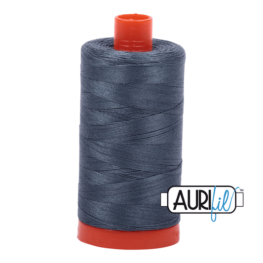 Aurifil Cotton Thread - 50's Weight - 1300 metres - Medium Grey (1158)