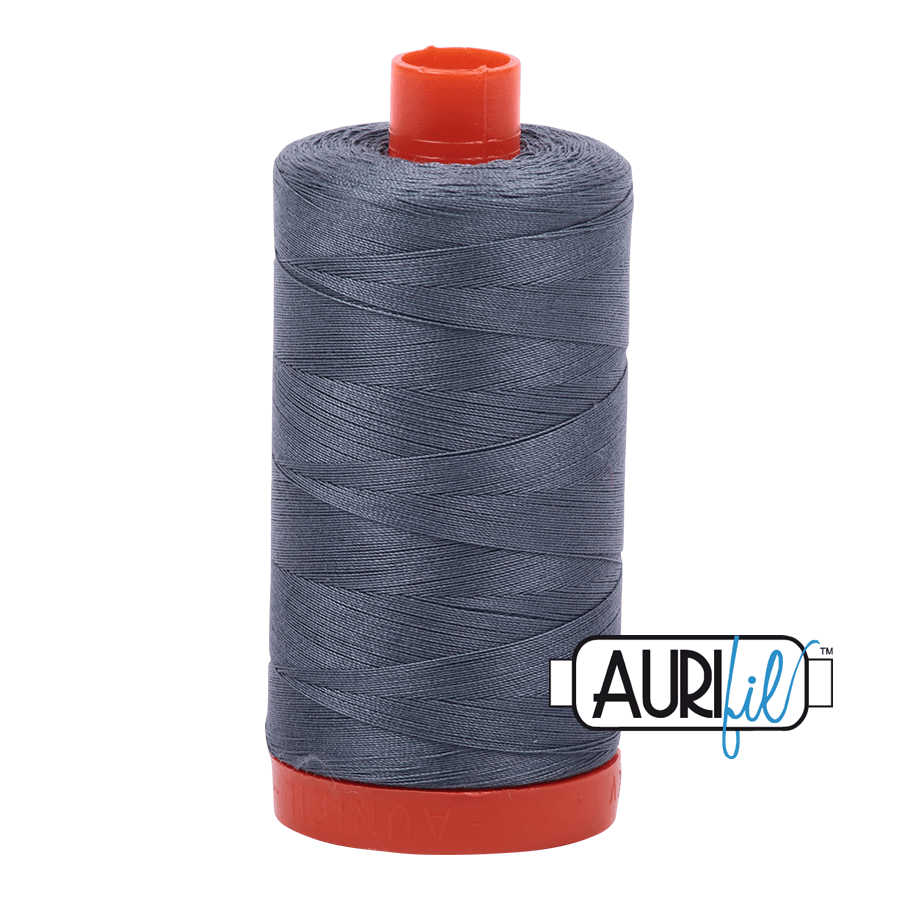 Aurifil Cotton Thread - 50's Weight - 1300 metres - Dark Grey (1246)