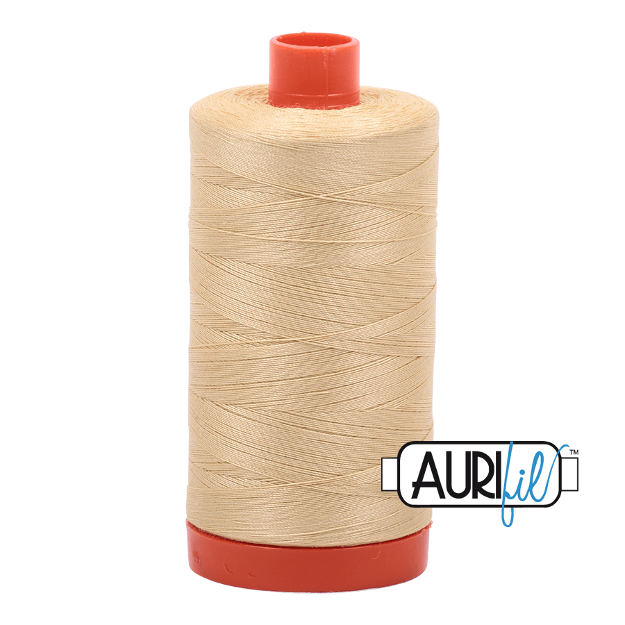 Aurifil Cotton Thread - 50's Weight - 1300 metres - Wheat (2125)