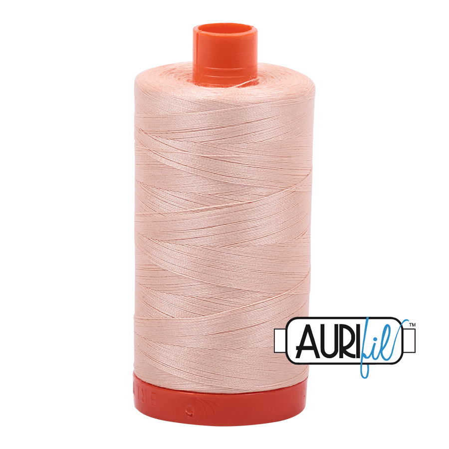Aurifil Cotton Thread - 50's Weight - 1300 metres - Apricot (2205)