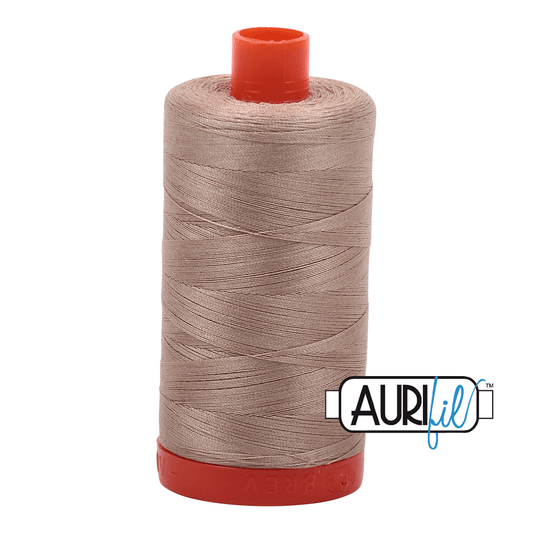 Aurifil Cotton Thread - 50's Weight - 1300 metres - Sand (2326)