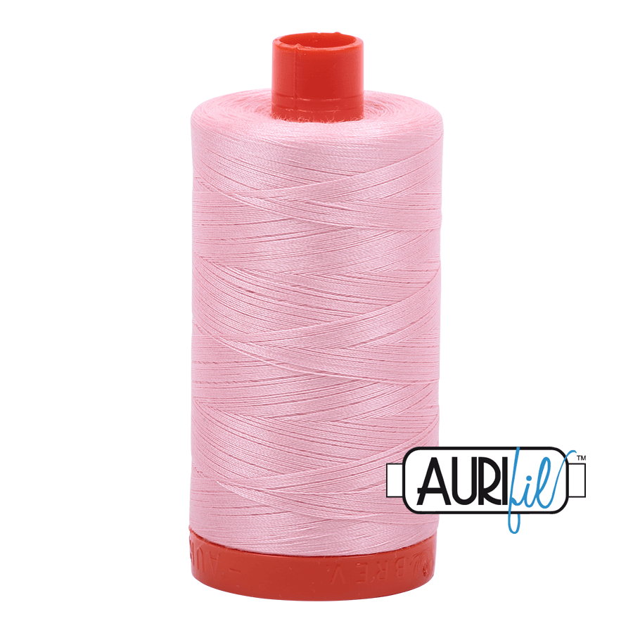 Aurifil Cotton Thread - 50's Weight - 1300 metres - Baby Pink (2423)