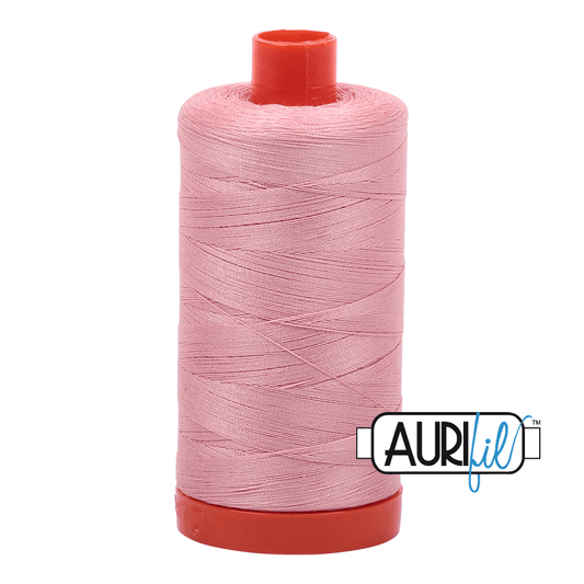 Aurifil Cotton Thread - 50's Weight - 1300 metres - Light Peony (2437)