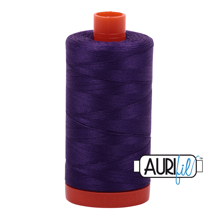 Aurifil Cotton Thread - 50's Weight - 1300 metres - Medium Purple (2545)