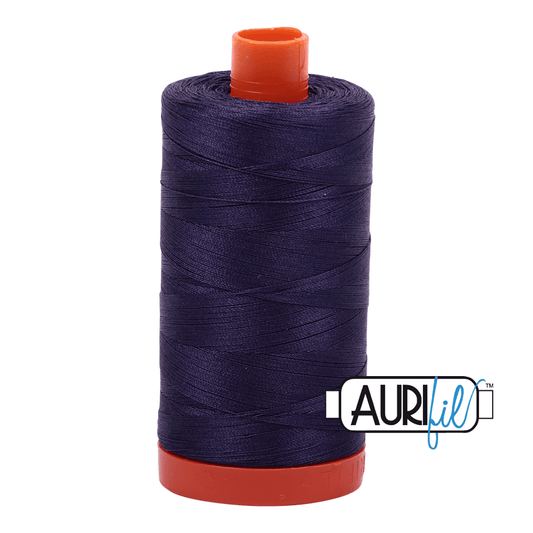 Aurifil Cotton Thread - 50's Weight - 1300 metres - Dark Dusty Grape (2581)