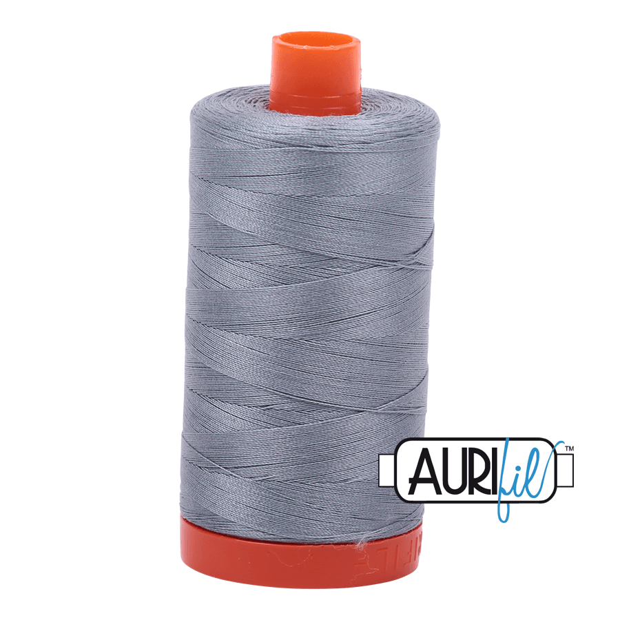 Aurifil Cotton Thread - 50's Weight - 1300 metres - Light Blue Grey (2610)