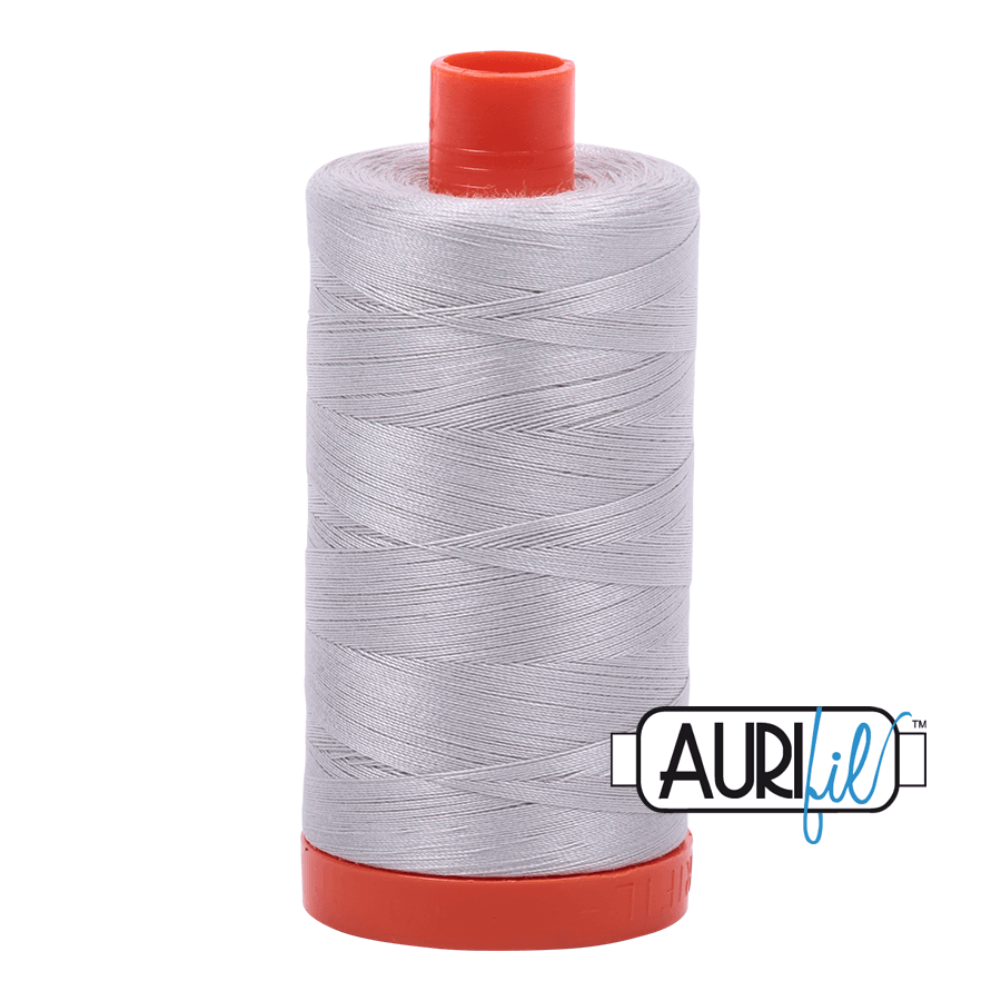 Aluminium (2615) Aurifil Cotton Thread - 50's Weight - 1300 metres