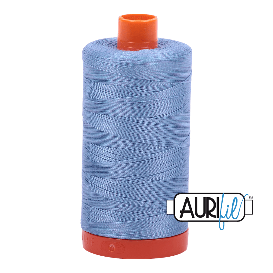 Aurifil Cotton Thread - 50's Weight - 1300 metres - Light Delft Blue (2720)