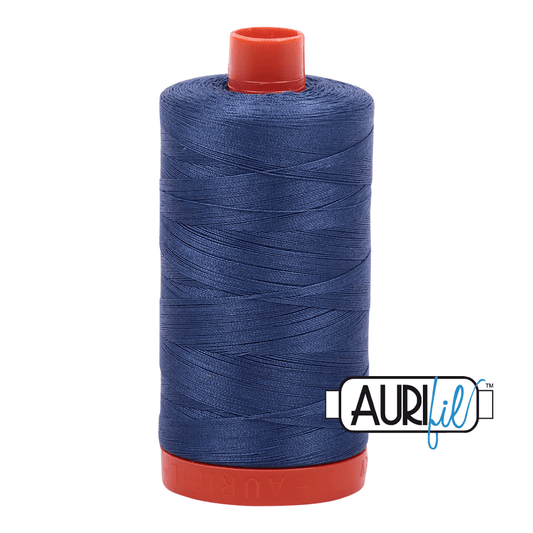 Aurifil Cotton Thread - 50's Weight - 1300 metres - Steel Blue (2775)