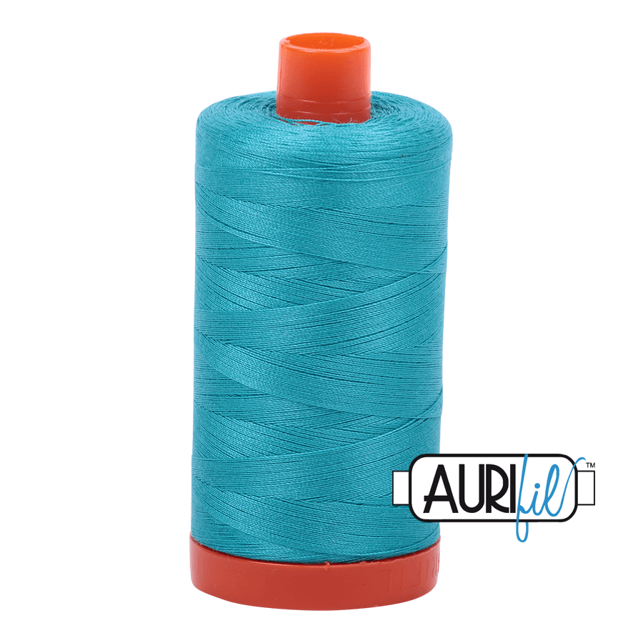 Aurifil Cotton Thread - 50's Weight - 1300 metres - Turquoise (2810)