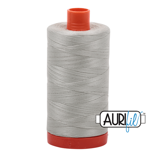 Aurifil Cotton Thread - 50's Weight - 1300 metres - Light Grey Green (2843)