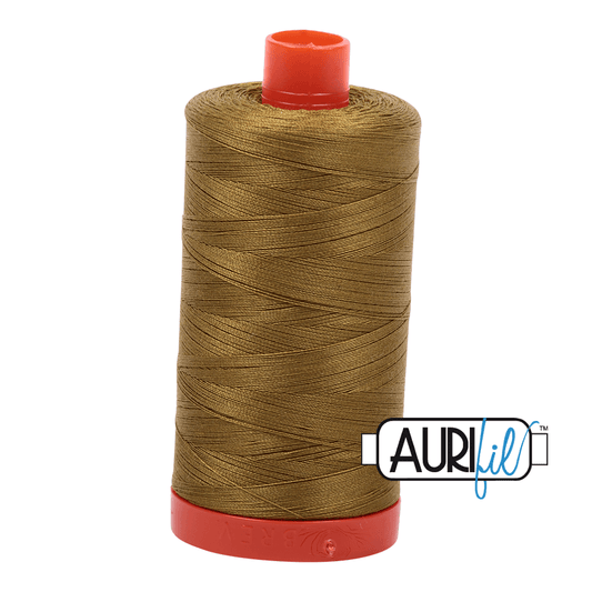 Aurifil Cotton Thread - 50's Weight - 1300 metres - Medium Olive (2910)