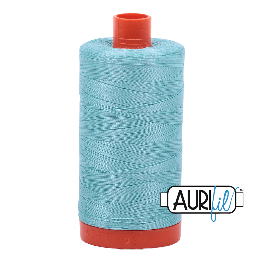 Aurifil Cotton Thread - 50's Weight - 1300 metres - Light Turquoise (5006)