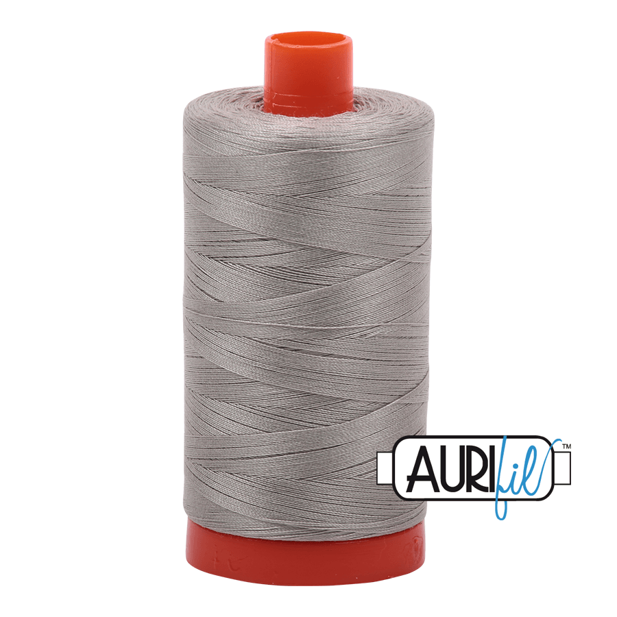 Aurifil Cotton Thread - 50's Weight - 1300 metres - Light Grey (5021)