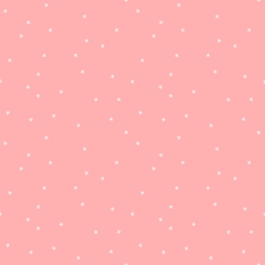 Metro Floral Basic Star - Camellia Fabric Range - Moda Fabrics - Light Pink