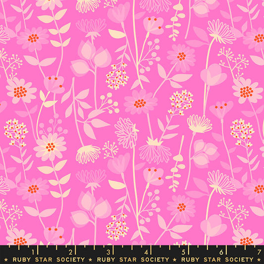 Meadow - Stay Gold Fabric Range - Moda Fabrics - Pink