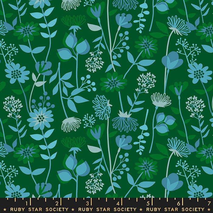 Meadow - Stay Gold Fabric Range - Moda Fabrics - Green