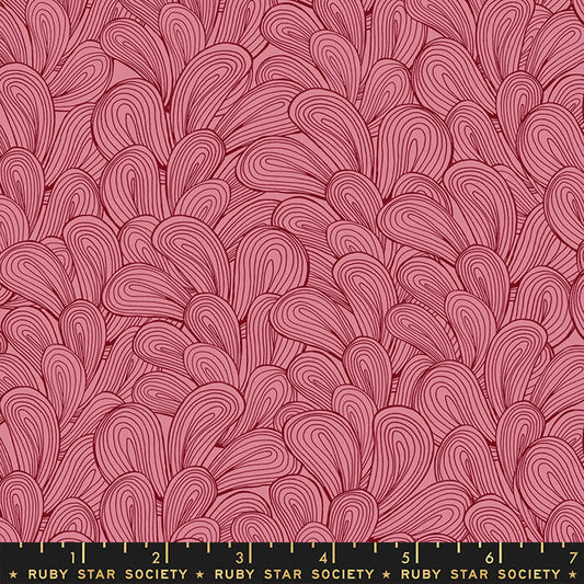 Palmiers - Unruly Nature Fabric Range - Moda Fabrics - Pink