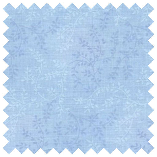 Tonal Vineyard Extra Wide (108 inch) Fabric Range - Kingfisher Fabrics -  Baby Blue