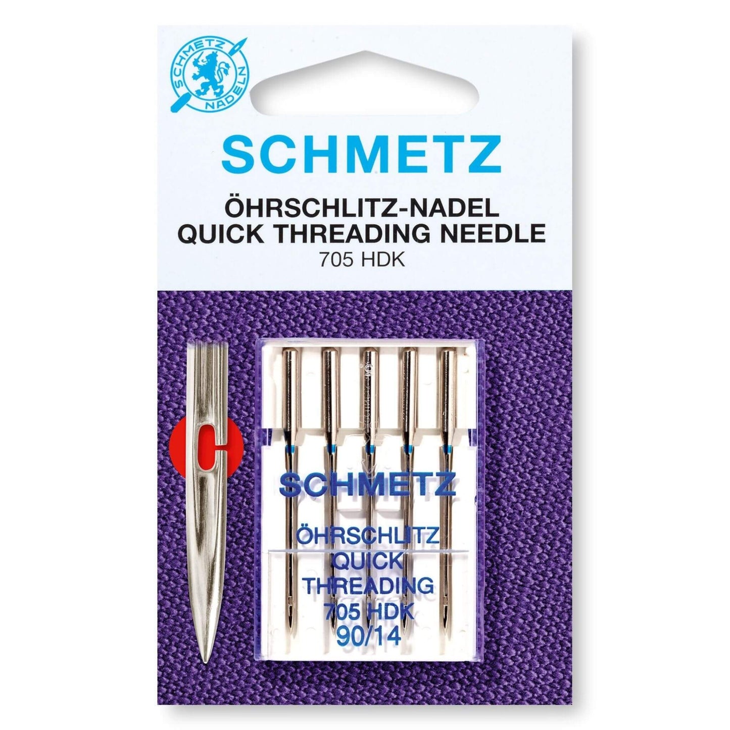 Quick Threading Machine Needles - Schmetz - Size 80