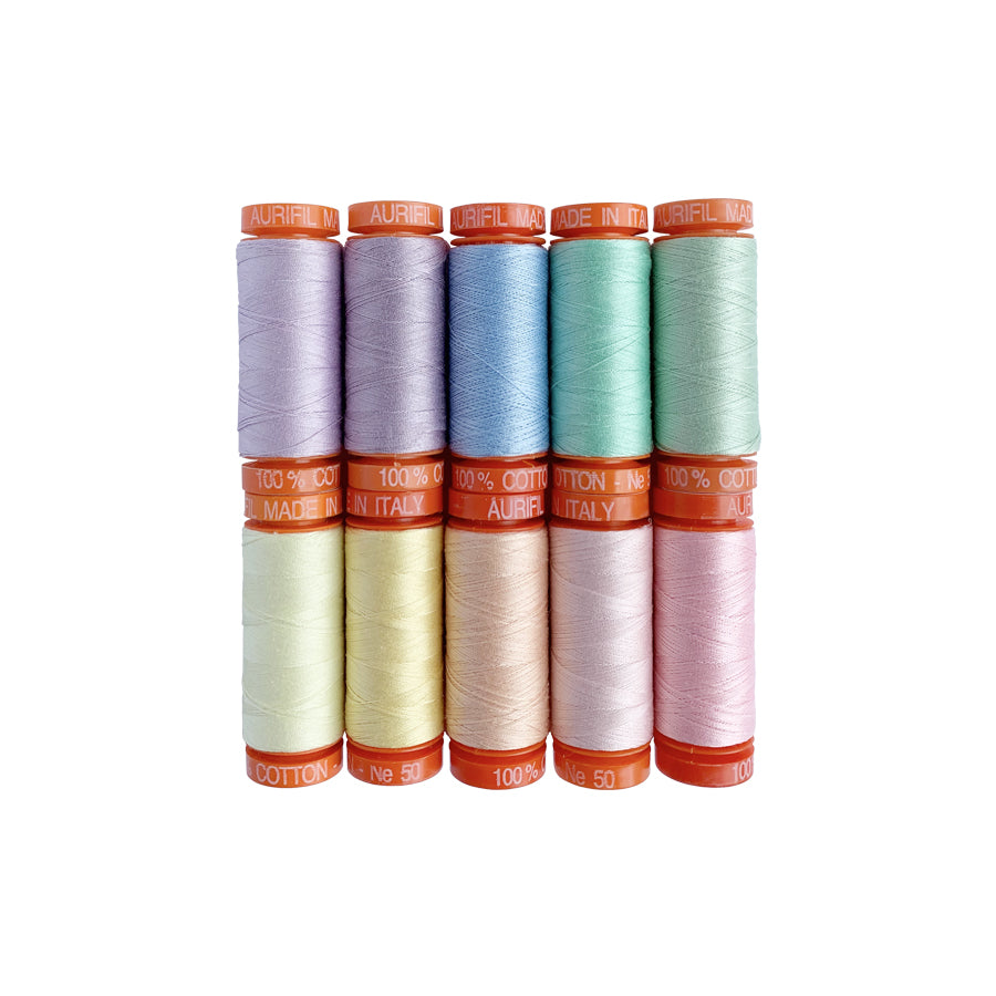 Aurifil 50's Weight - UNICORN POOP by Tula Pink Thread Collection