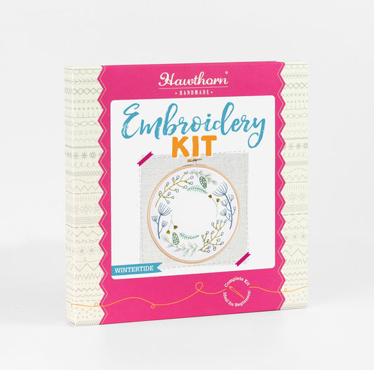Wintertide Embroidery Kit by Hawthorn Handmade