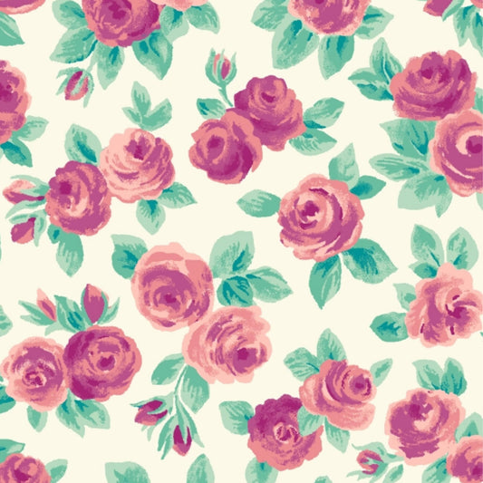 Ascot Rose - Flower Show Summer Fabric Range - Liberty Fabrics