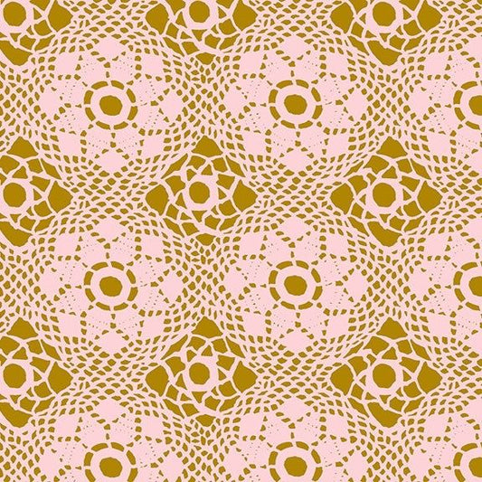 Crochet - Handiwork Range Fabric by Alison Glass - Blush